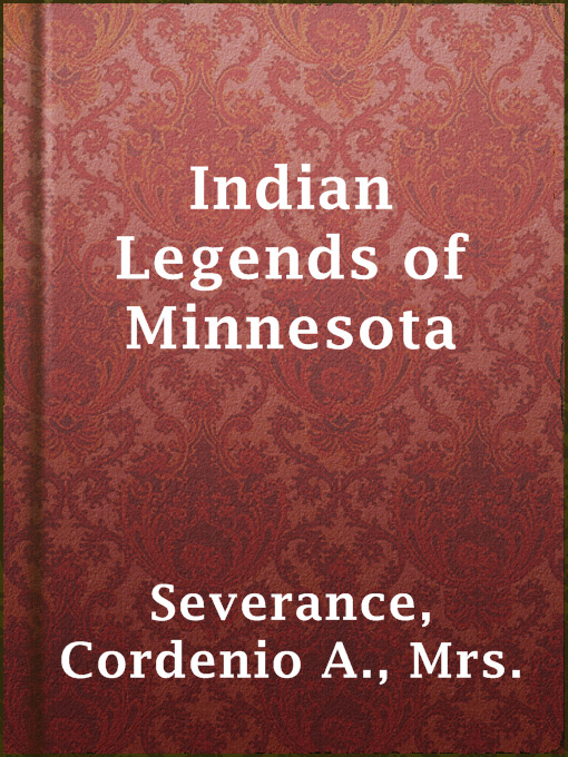 Cover image for Indian Legends of Minnesota